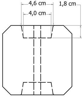 Glad beton | Hoekpaal